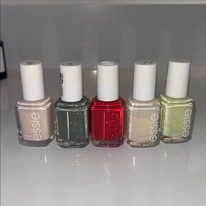 Set of 5 Essie nail polish